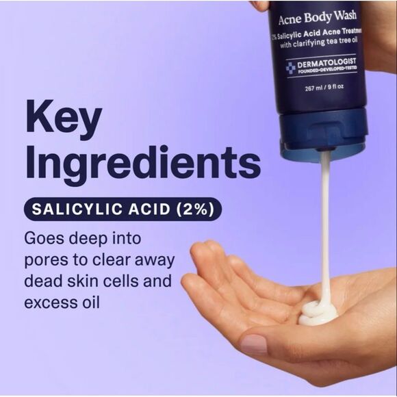 Curology Acne Body Wash Mini - Picture 2 of 6